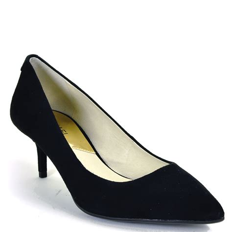 michael kors black heel|michael kors black kitten heels.